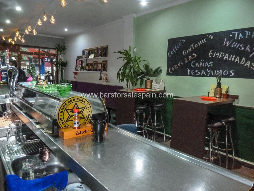 Modern cafe bar for lease in Arroyo de la Miel, Costa del Sol Bars
