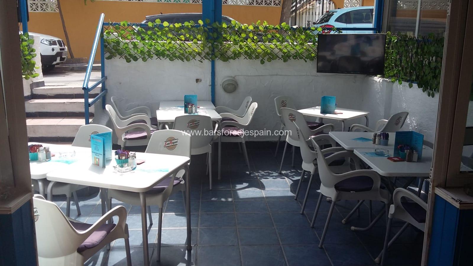 Nice and cozy Cafe Bar in Torremolinos, Costa del Sol, Malaga, Spain