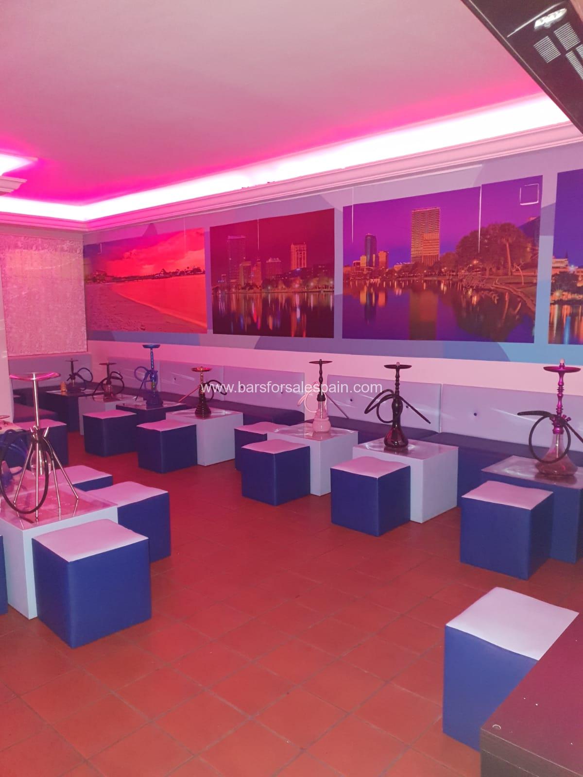 Great Sisha/Cocktail Bar for sale in Benalmadena, Costa del Sol, Spain